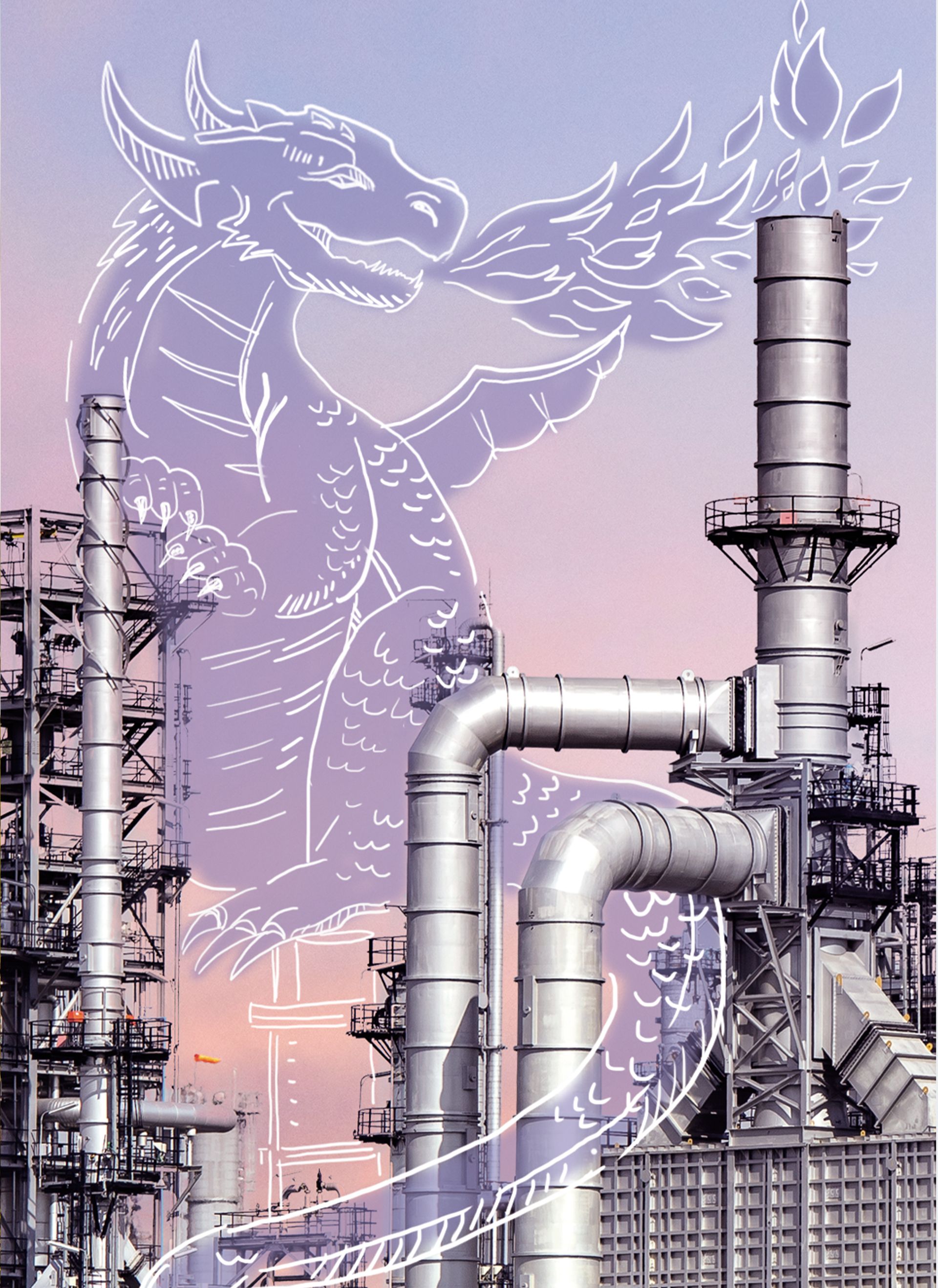 Иллюстрация девочка на луне