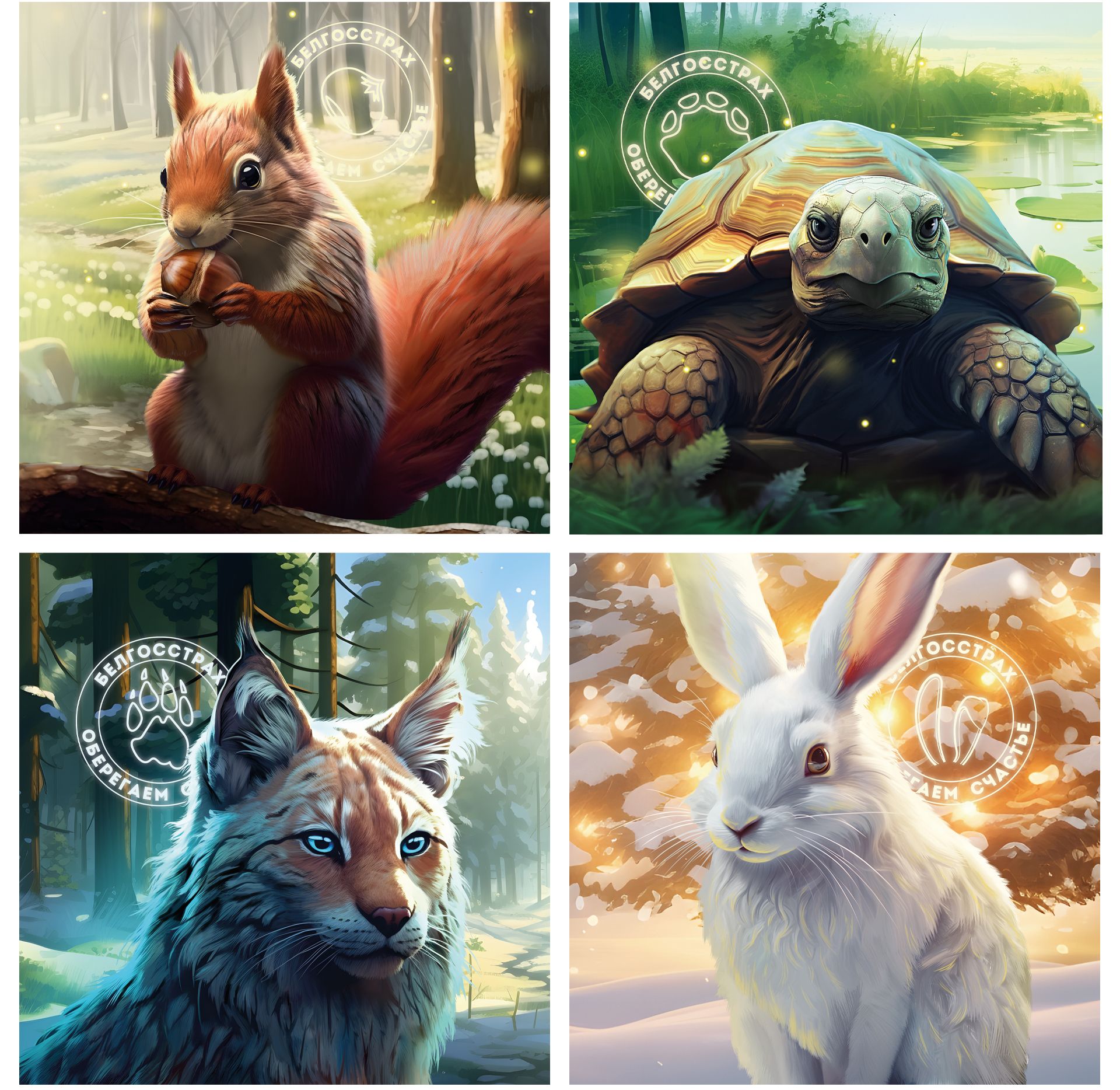 Иллюстрации для корпоративного календаря