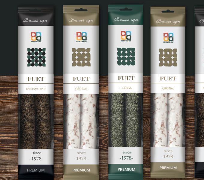 Разработка дизайна этикетки фуэтов