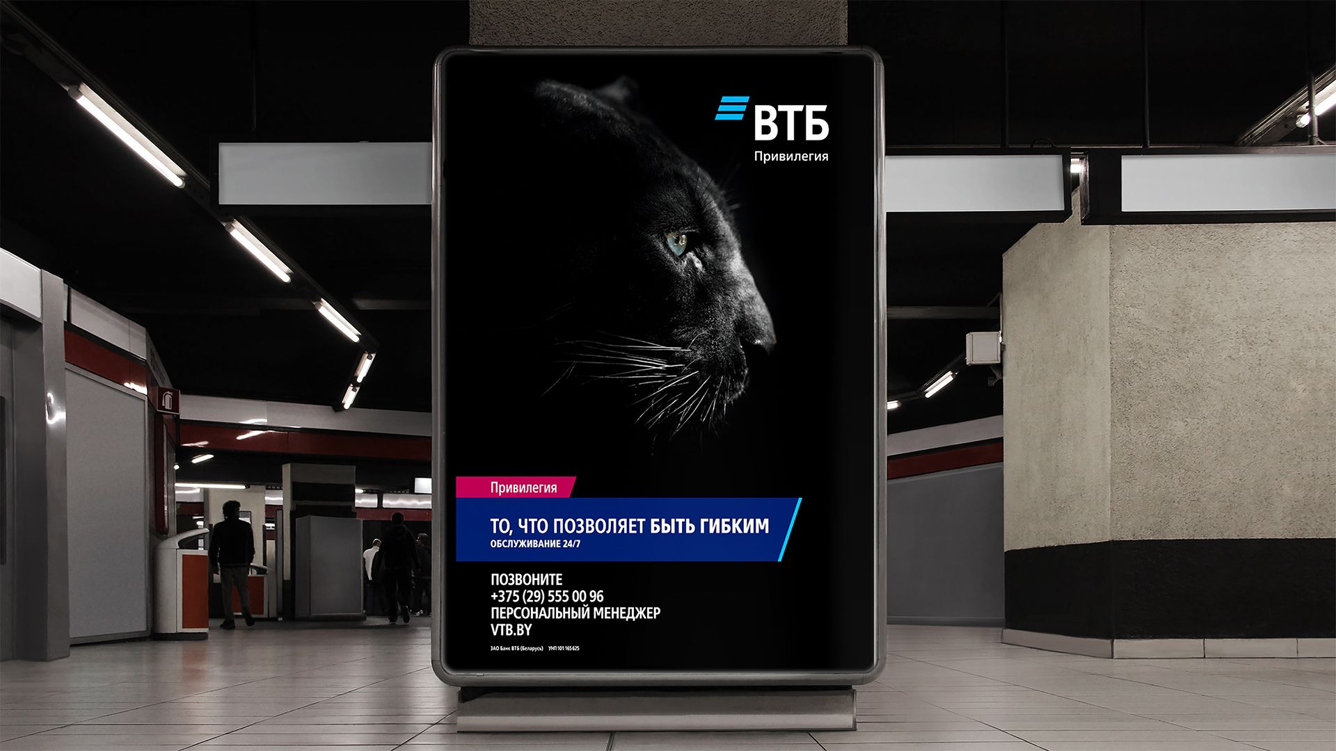 Визаул для премиум продукта ВТБ Привилегия